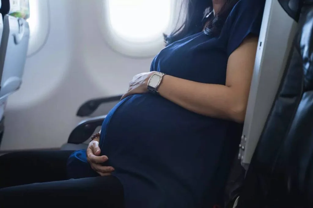 Prendre l'avion enceinte
