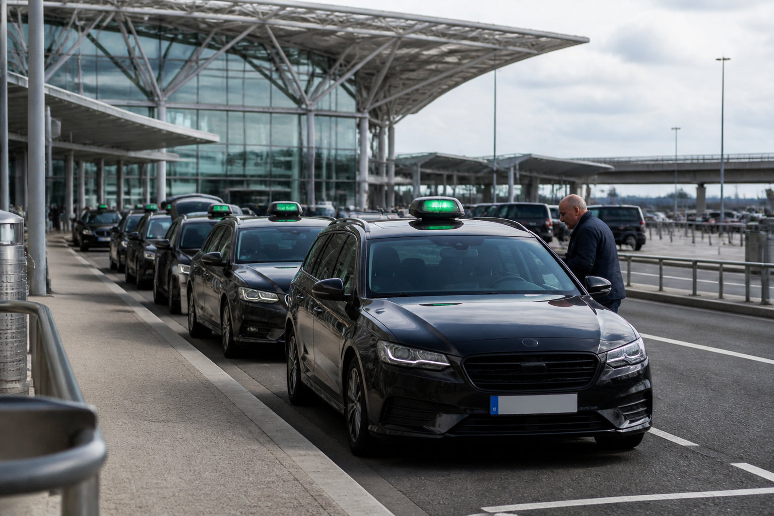 Localisation des stations officielles dans les terminaux d'Orly