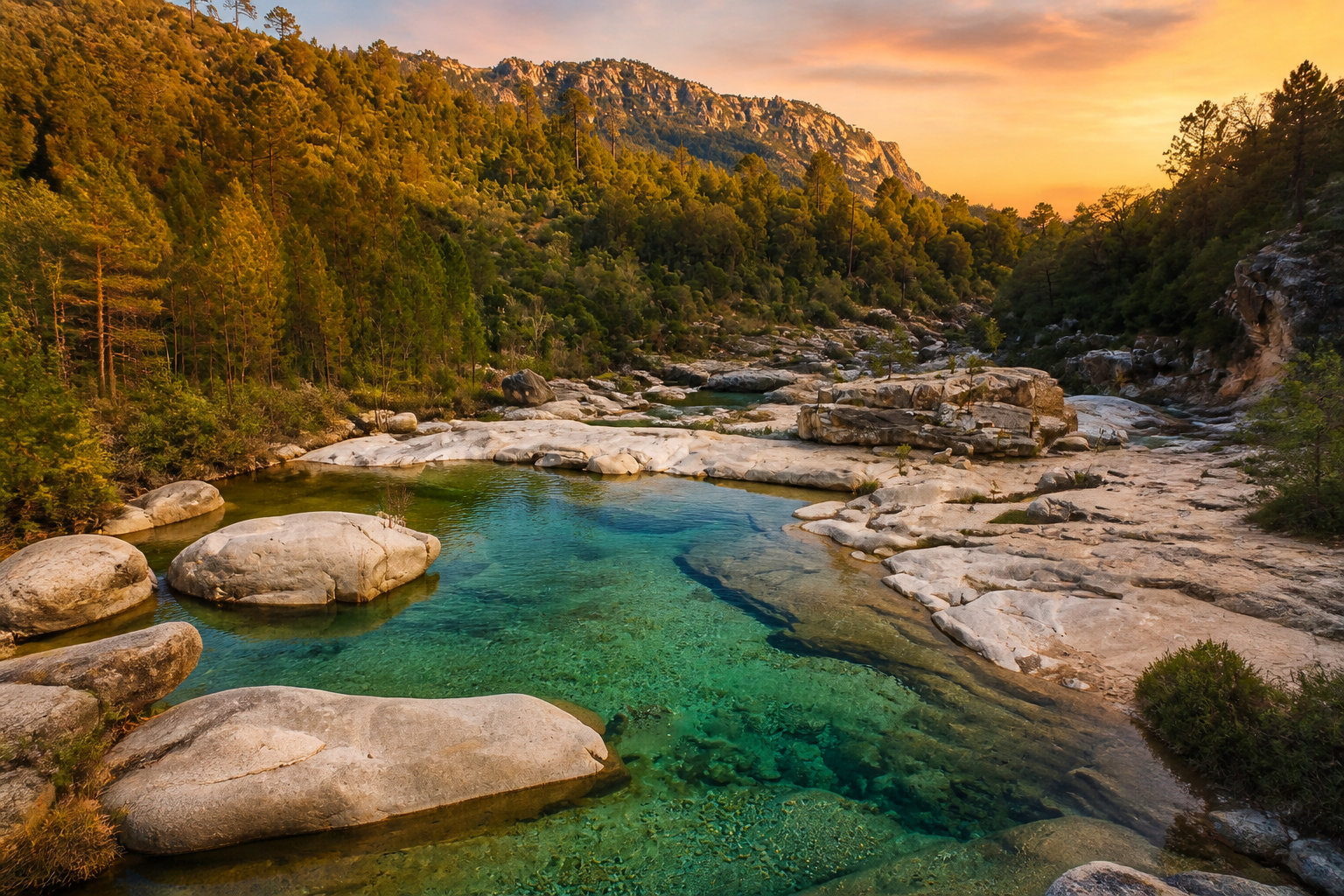 Les cascades du Cavu : baignade naturelle et fraîcheur dans les terres
