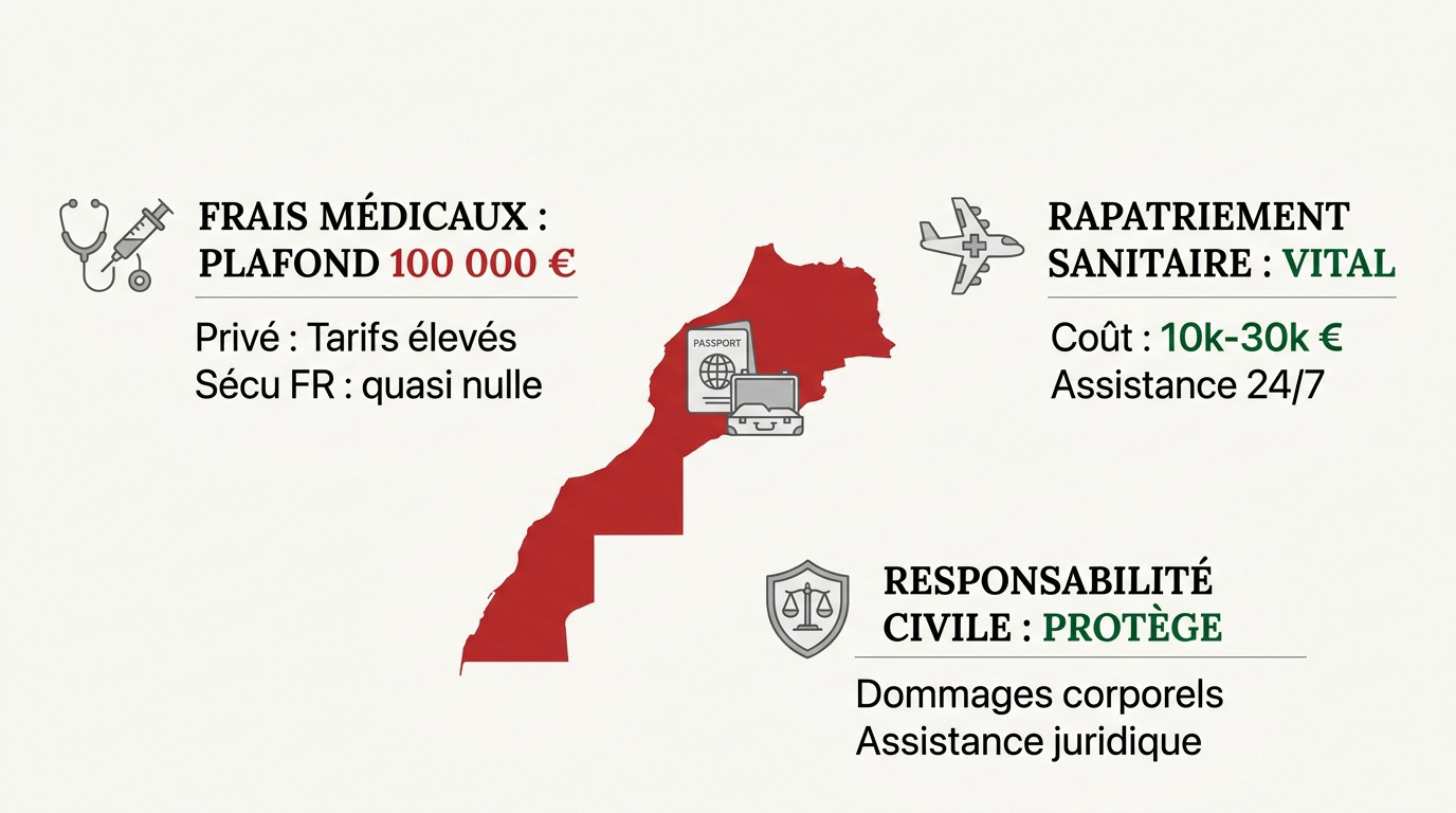 Assurance voyage Maroc frais médicaux et rapatriement