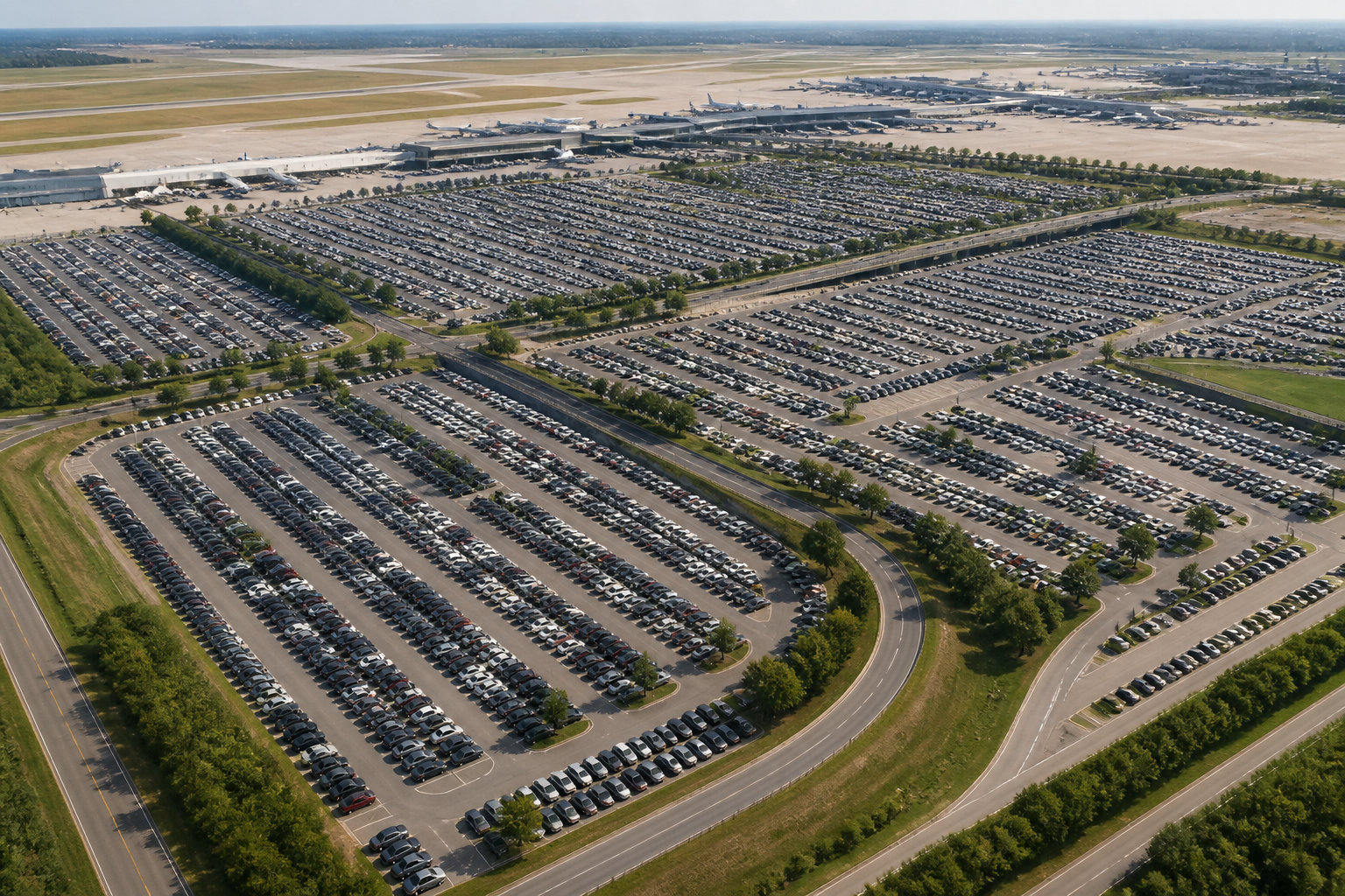 Parkings P7 et P8 : les zones de stationnement extérieur pour petits budgets