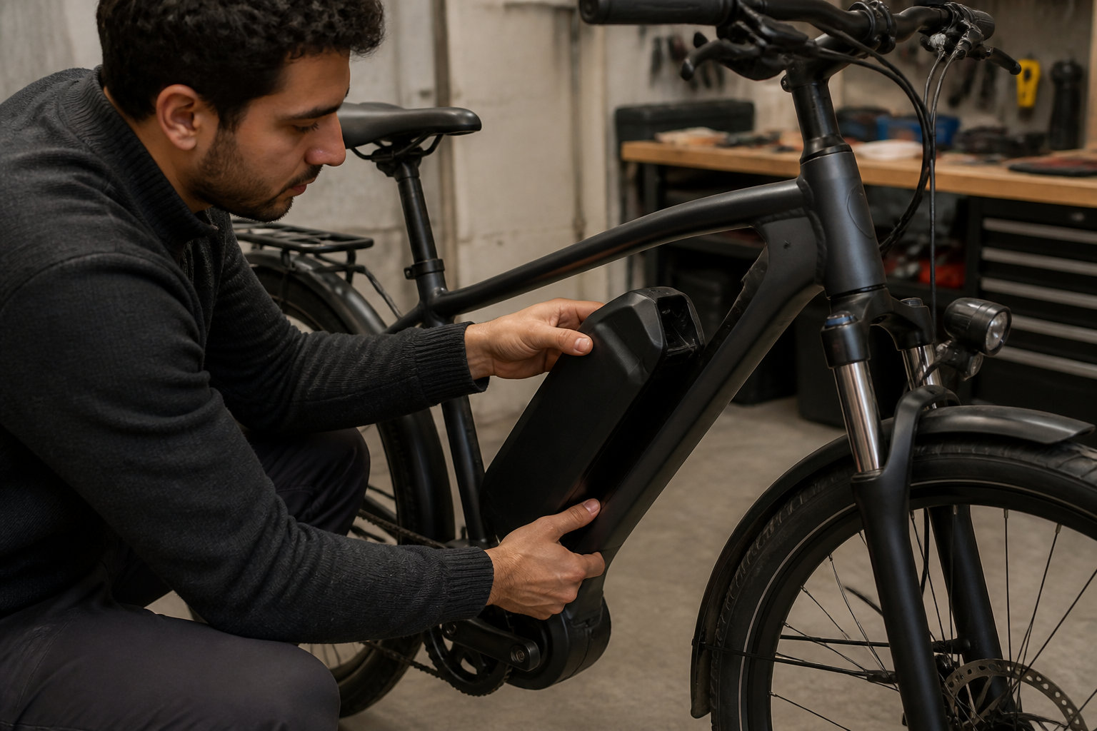 Contraintes des vélos électriques et gestion des accessoires