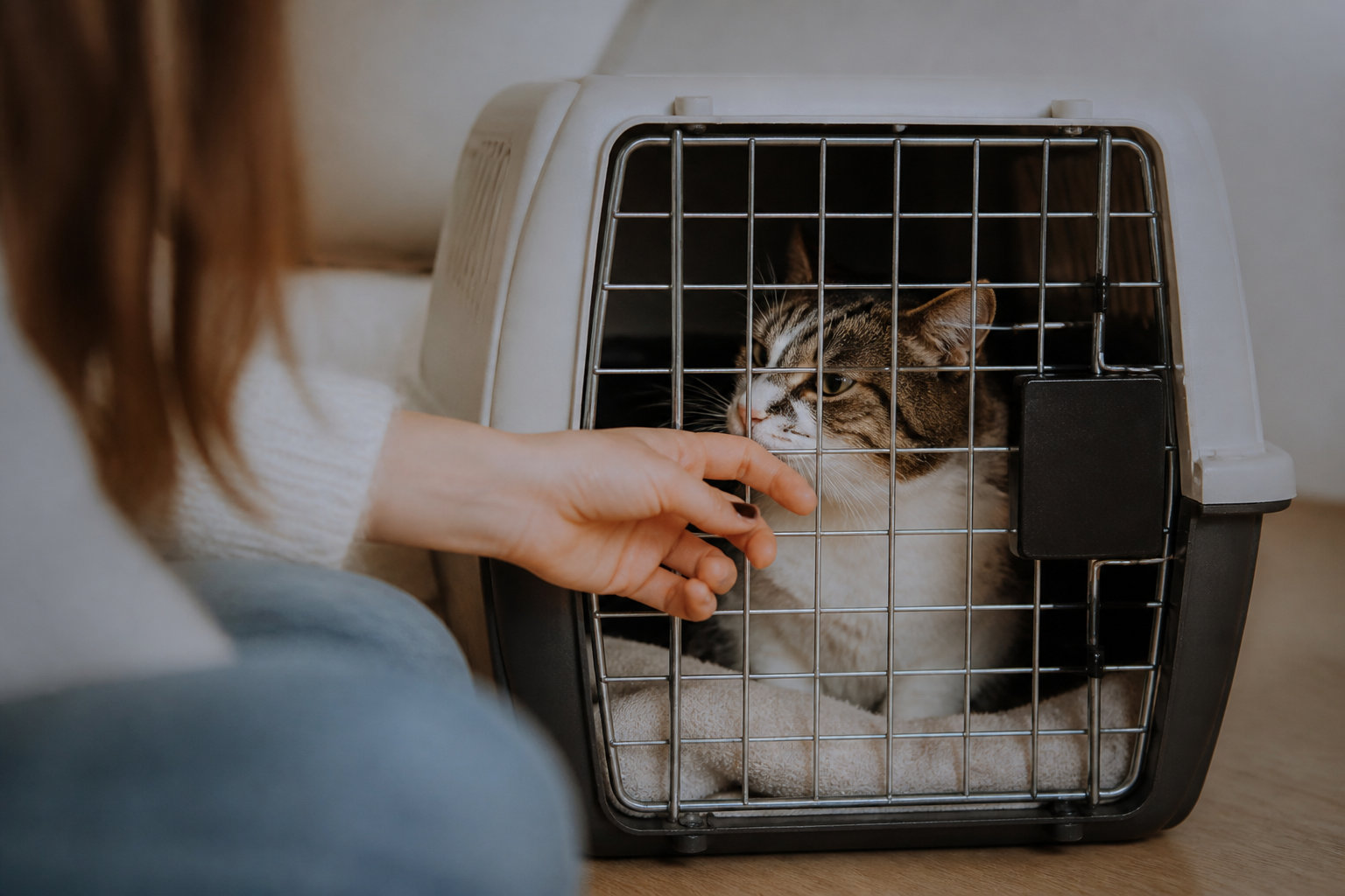 Préparation de l'animal et gestion du stress durant le trajet