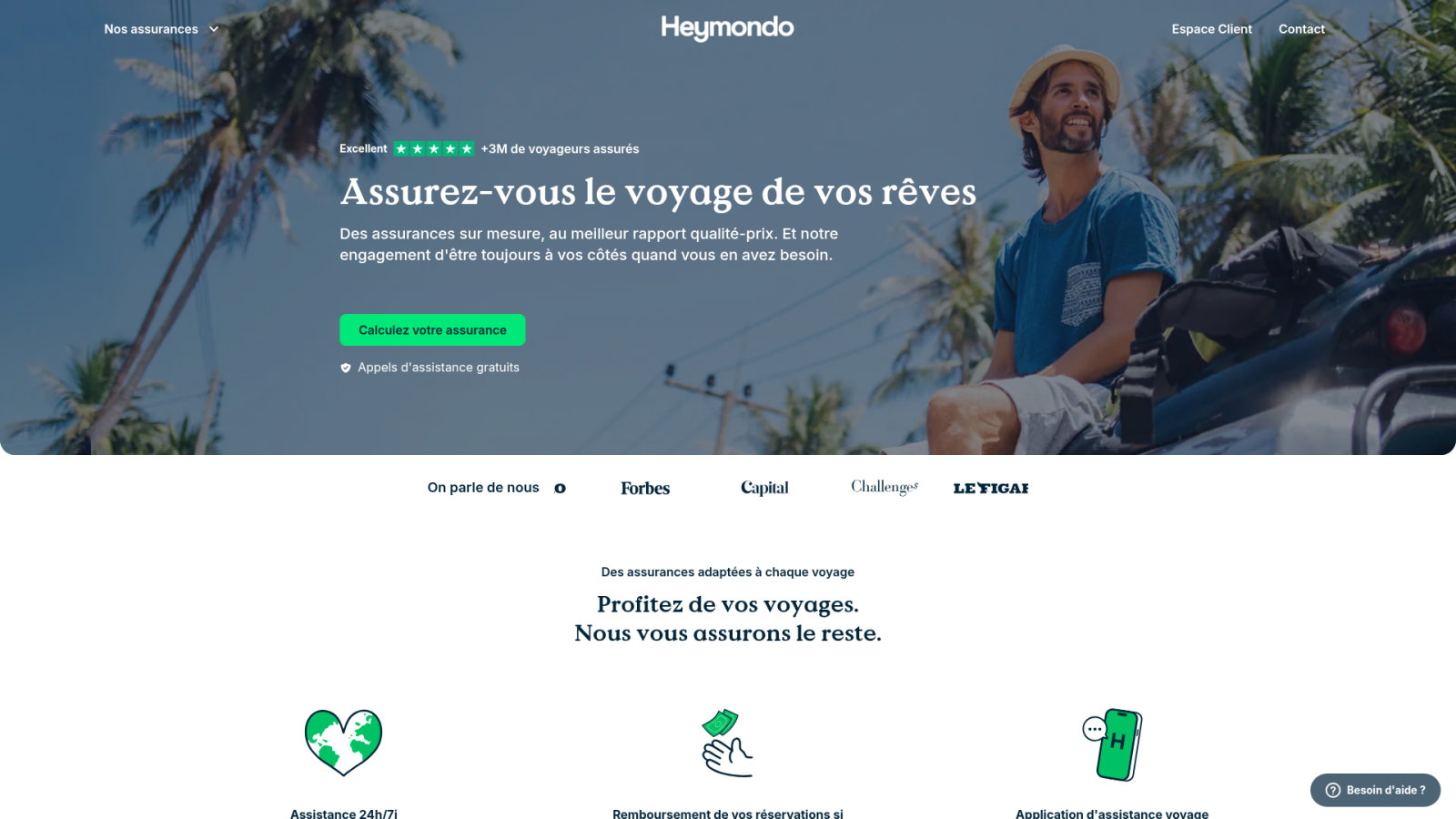 Quel est le meilleur comparateur d'assurance voyage en 2026 ? 36 Heymondo : pourquoi choisir une assistance 100% digitale en 2026 ?