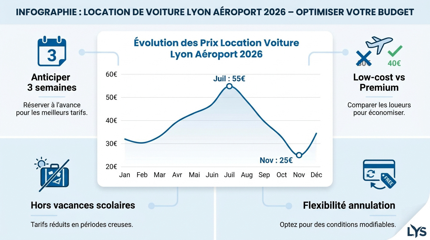 Conseils pour optimiser son budget de location de voiture à l'aéroport de Lyon en 2026