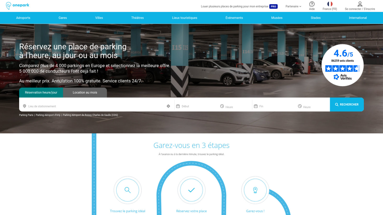 Onepark : la référence pour mixer parkings officiels et privés